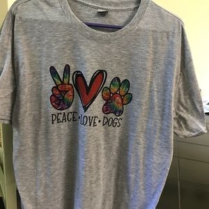 Xl Tee grey with graphics NEW DoG shirt